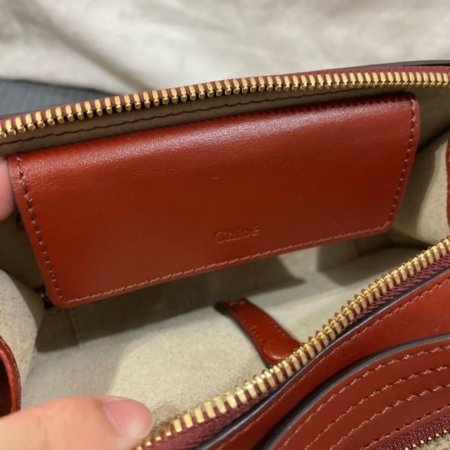 Chloe 蔻依  C Vanity 迷你款 C bag 相機包 棕色 咖啡色 熱門款 手提包-11