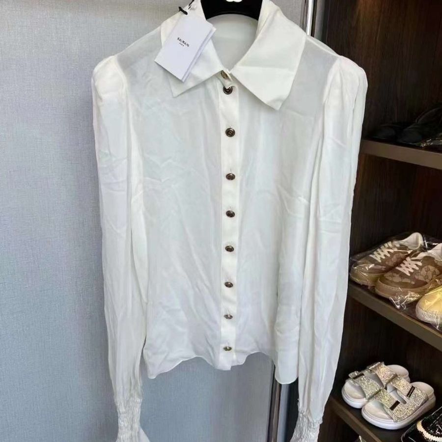 BALMAIN 襯衫 全新 36號 實物比圖片好看-0