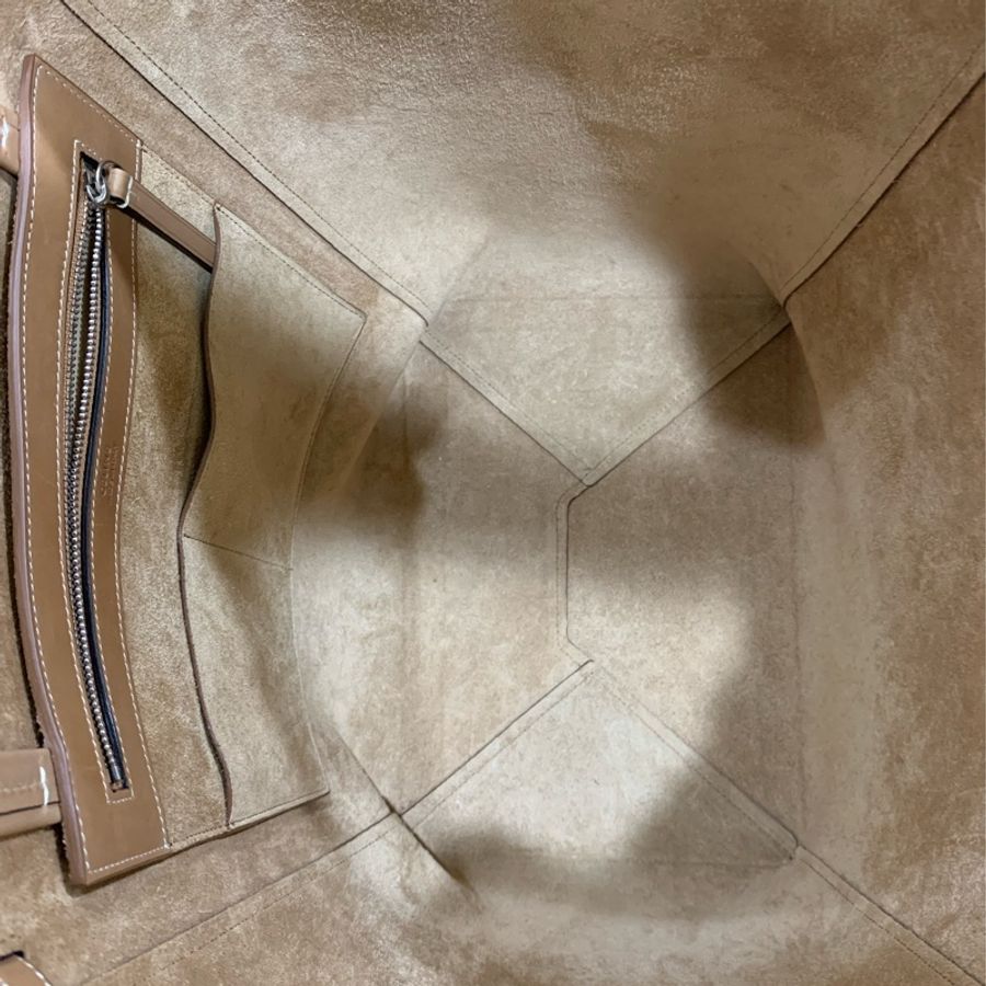 降價售—Céline 舊logo phantom cabas tote 原色牛皮托特包-4
