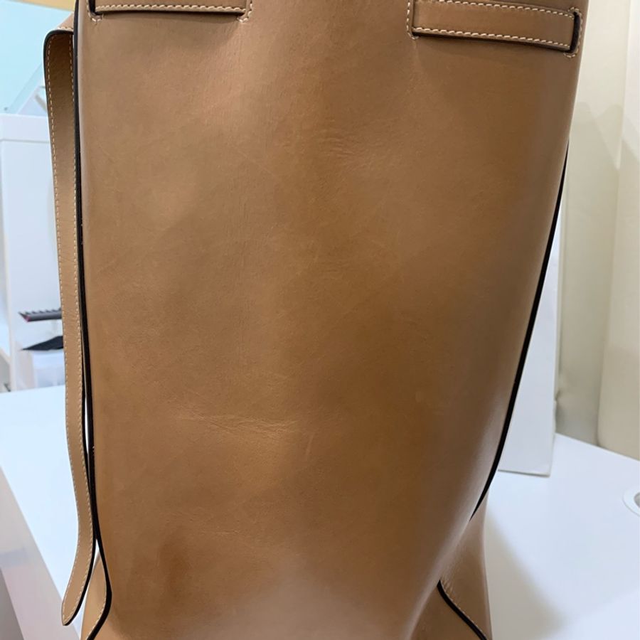 降價售—Céline 舊logo phantom cabas tote 原色牛皮托特包-5
