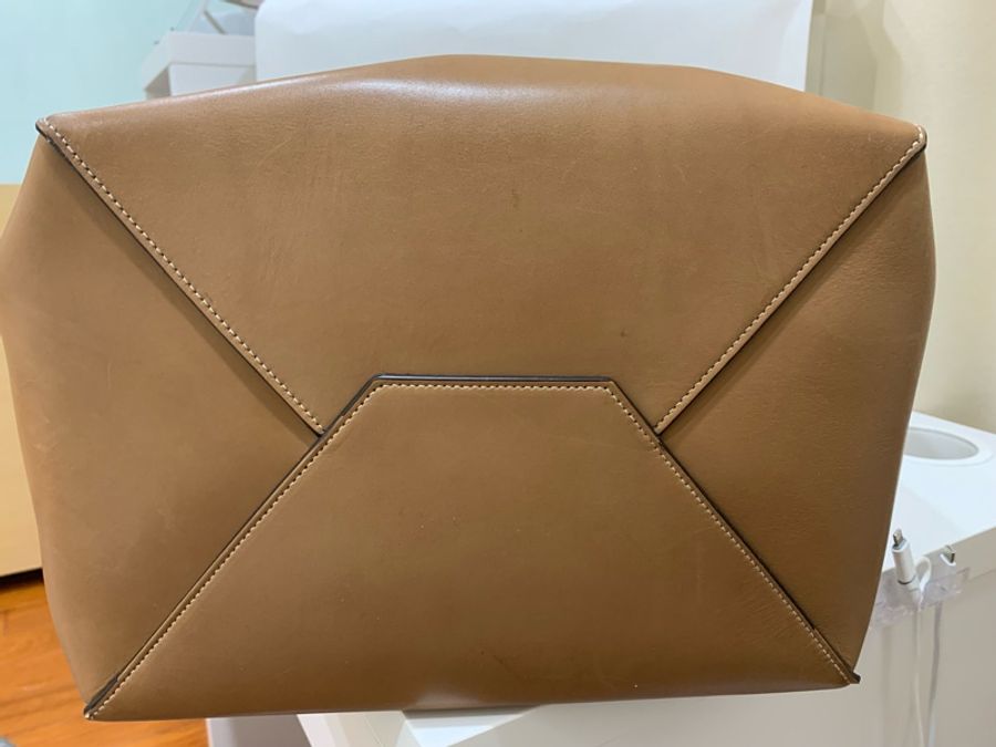 降價售—Céline 舊logo phantom cabas tote 原色牛皮托特包-7