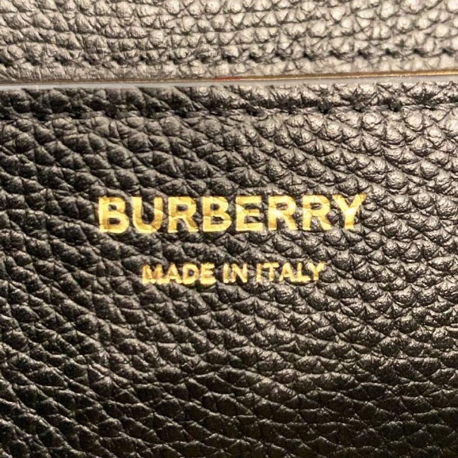 🎊佳節特賣🎁Burberry 80211101 Note 翻蓋單肩包 黑色-5