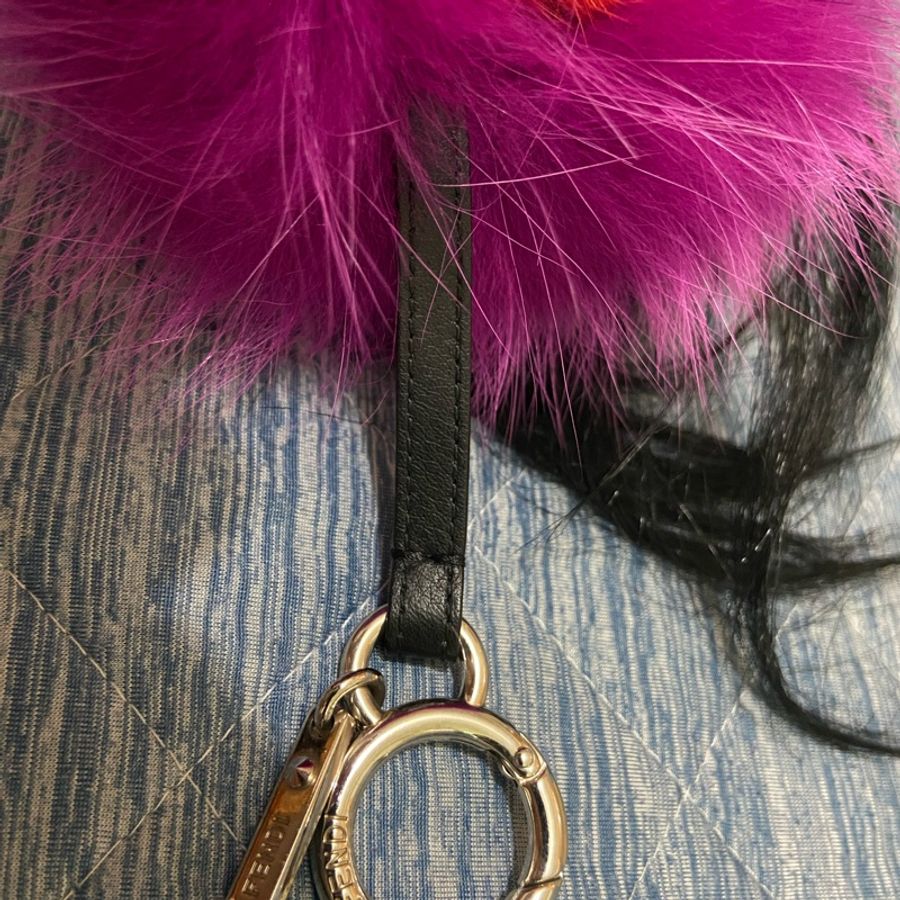 FENDI 吊飾 毛怪 小怪獸 monster 貂毛 收藏用 已絕版-2