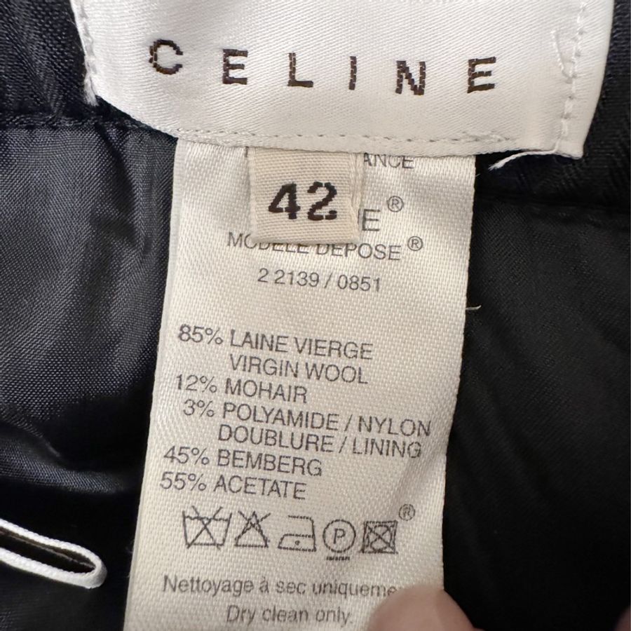 🍒Celine 重磅初剪羊毛料秋冬裙size:42 / 2F231107-1-4