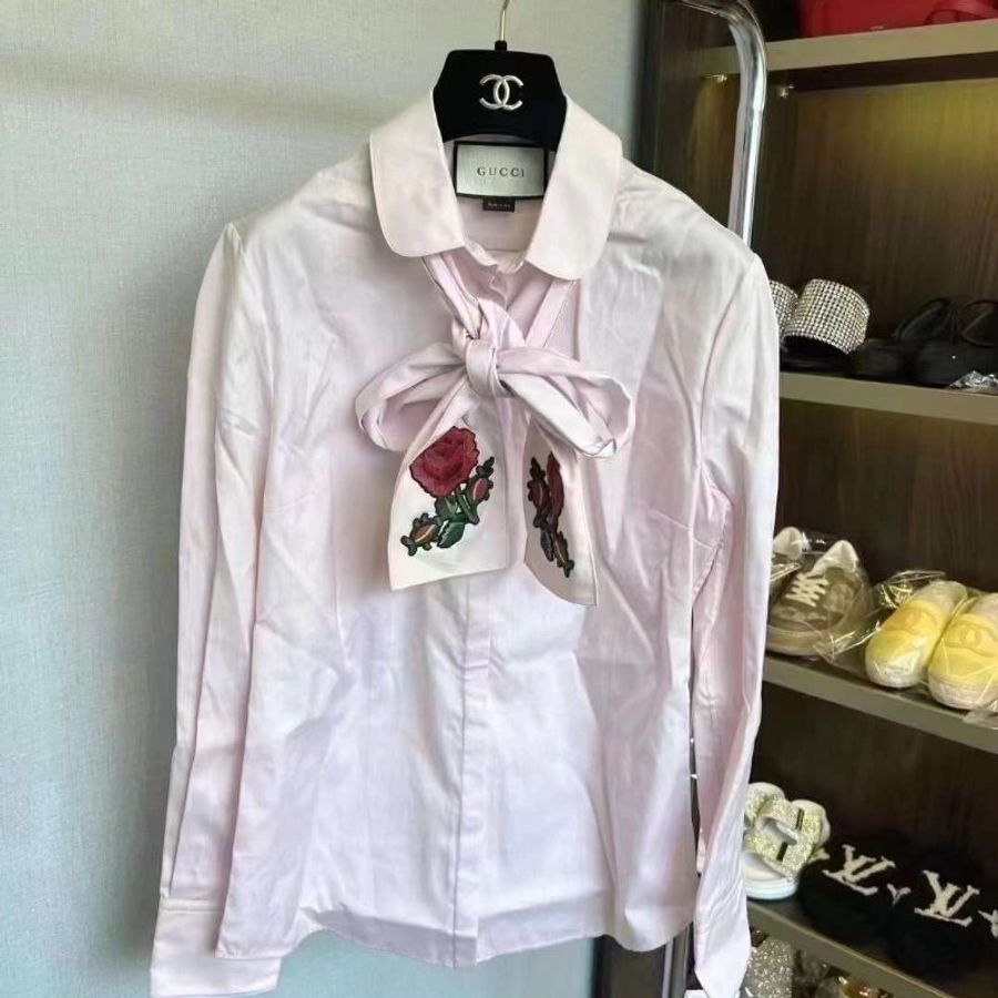 Gucci 襯衫 沒穿過有吊牌 42號 實物很好看-1