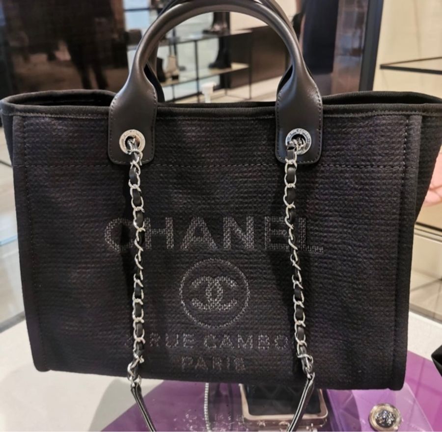 Chanel tote / 細號沙灘袋(晶片款)專門店已加價hkd38,800-3