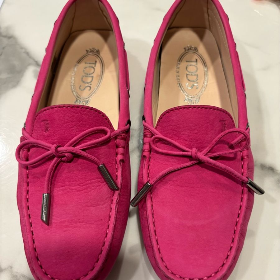 Tod’s桃紅豆豆鞋-0