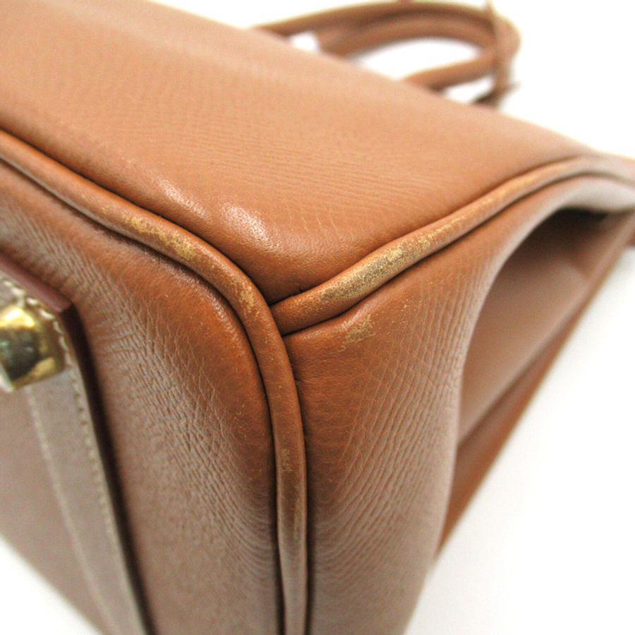 【日本直送】HERMES Birkin 35 手提包 D 型 Epsom 小牛皮 金色 GHW 二手-15