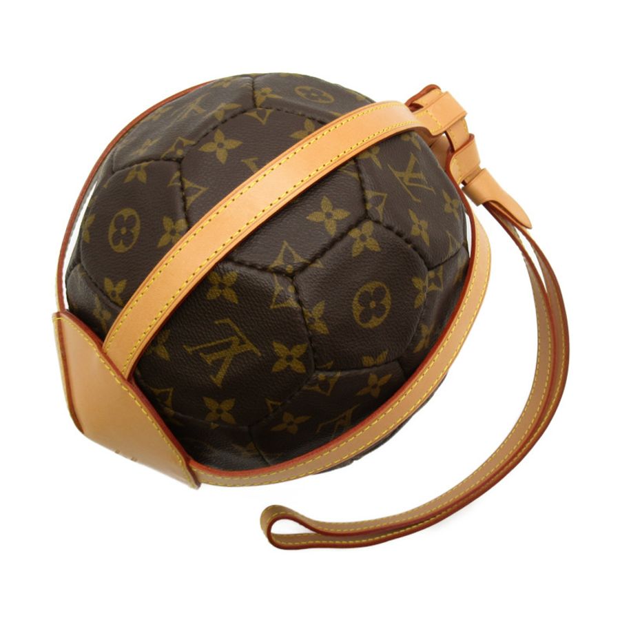 【日本直送】路易威登足球 M99054 Monogram PVC 塗層帆布棕色二手男女通用 LV-0