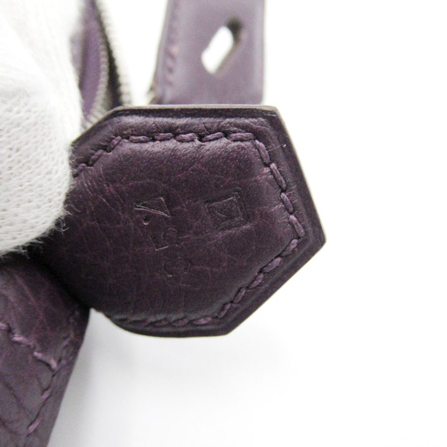 【日本直送】HERMES Bolide 31 2way 單肩手提包 Taurillon Clemence 葡萄乾 SHW 二手-8