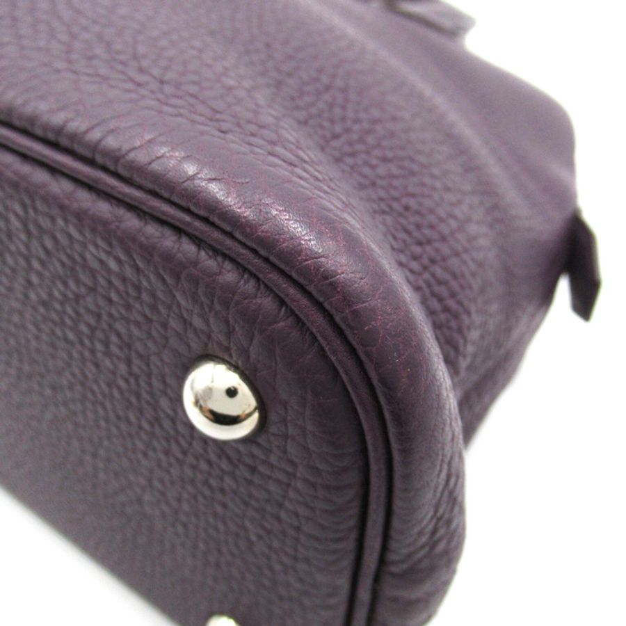 【日本直送】HERMES Bolide 31 2way 單肩手提包 Taurillon Clemence 葡萄乾 SHW 二手-10