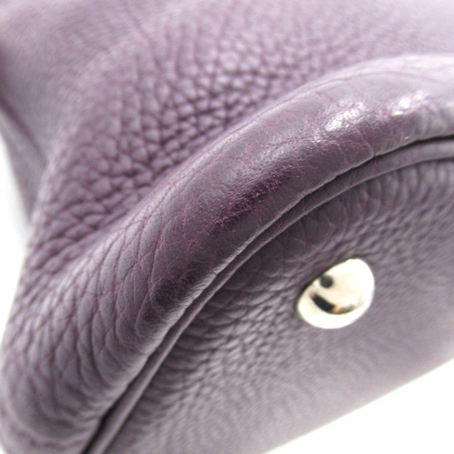 【日本直送】HERMES Bolide 31 2way 單肩手提包 Taurillon Clemence 葡萄乾 SHW 二手-11