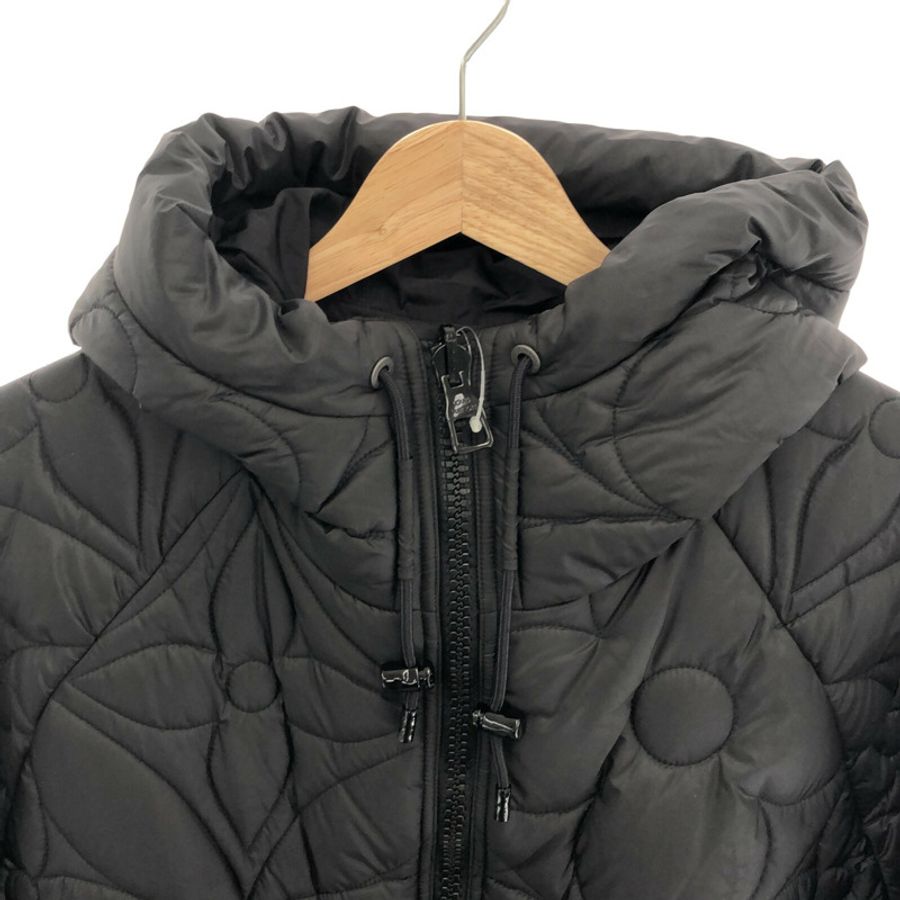 【日本直送】LOUIS VUITTON 羽絨外套聚酯纖維黑色二手女式 LV #46-2