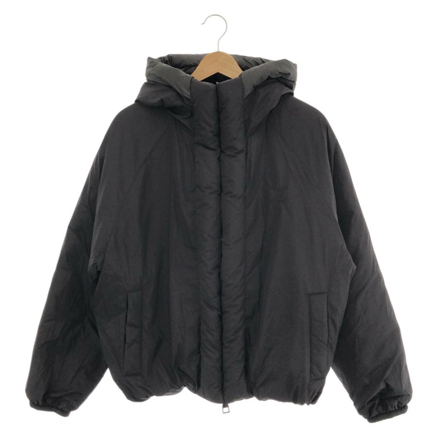 【日本直送】LOUIS VUITTON 羽絨外套聚酯纖維黑色二手女式 LV #46-4