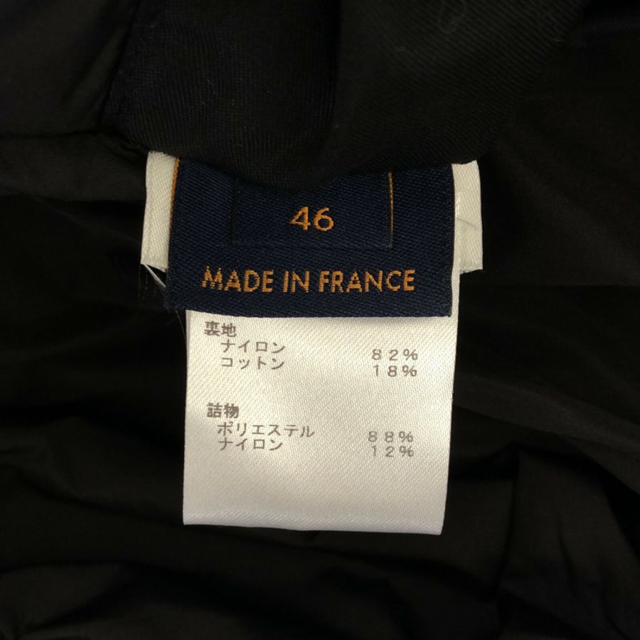 【日本直送】LOUIS VUITTON 羽絨外套聚酯纖維黑色二手女式 LV #46-7
