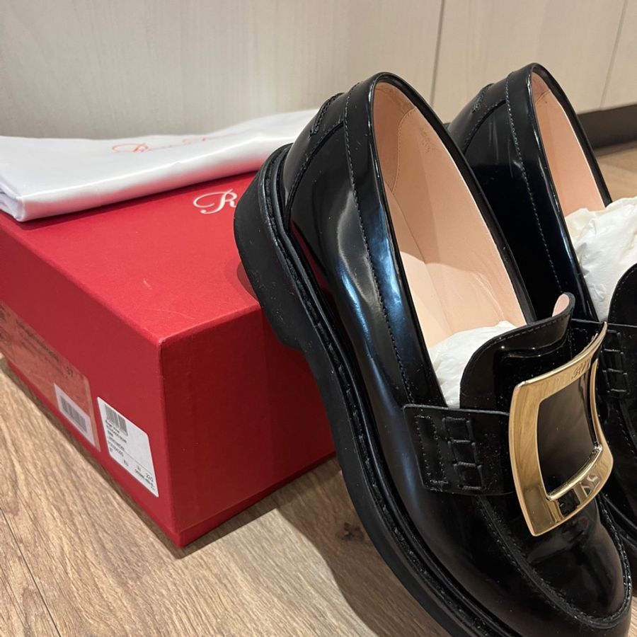 95 成新 Roger Vivier 樂福鞋 尺寸37-1