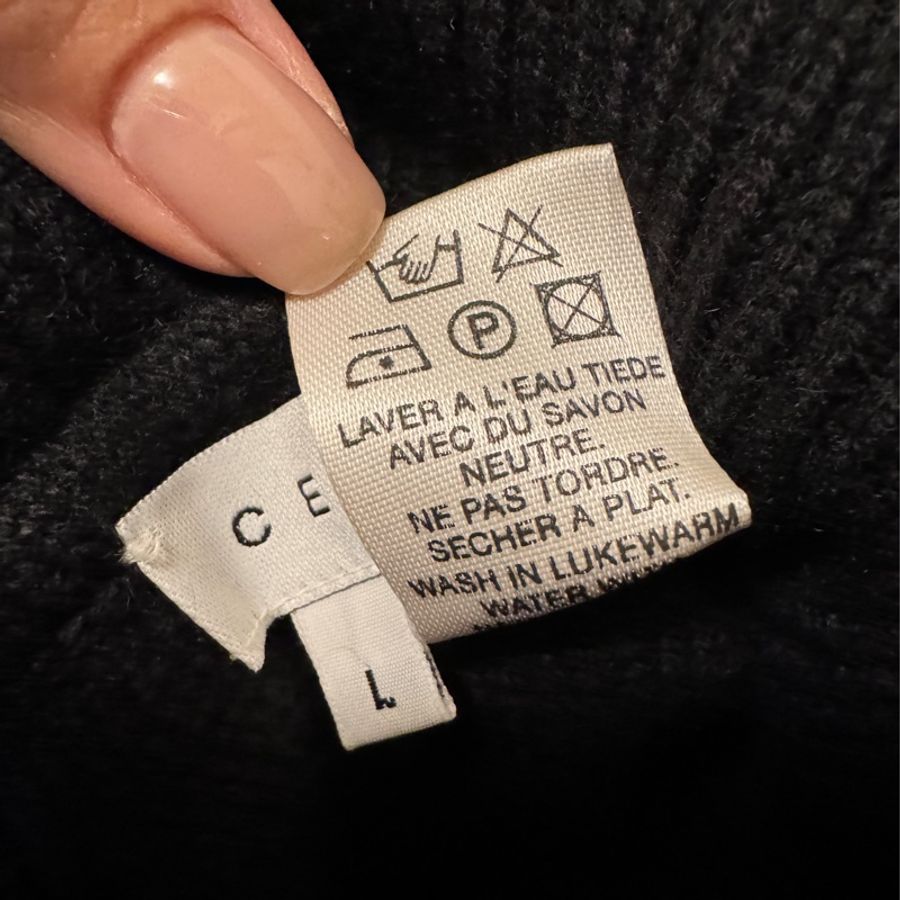 🍒CELINE 羊絨樽領毛衣 size:L / 2F231109-2-6