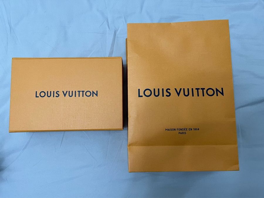 Louis Vuitton SAC PLAT XS路易威登限量琴譜包全皮藍白拼色-15