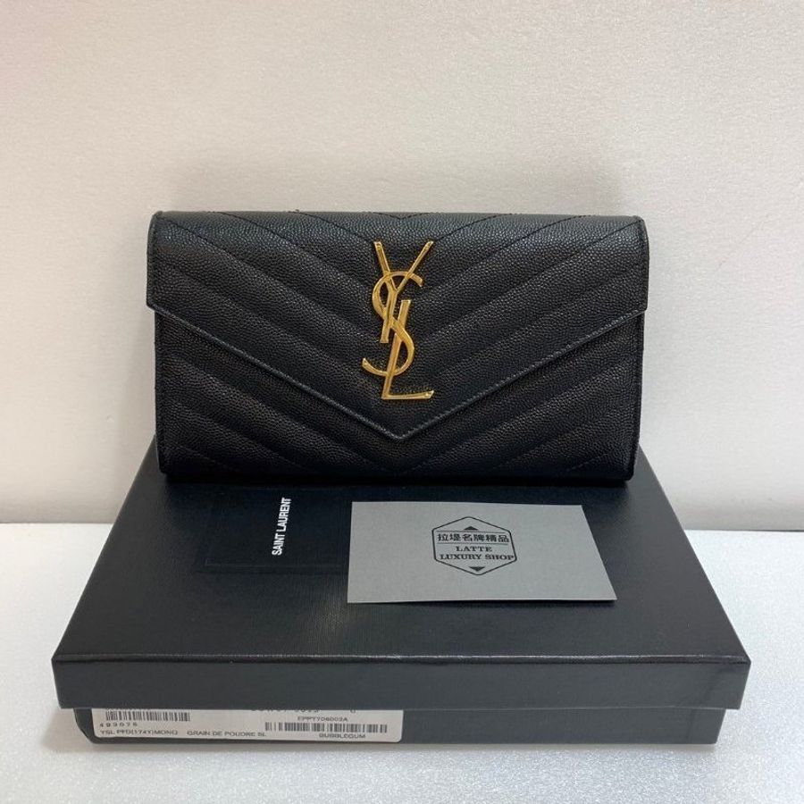 YSL 皮夾/長夾 87成新-0