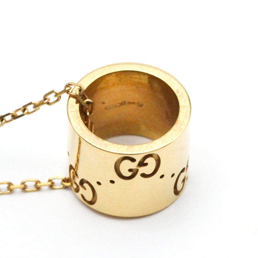 【日本直送】Gucci G Icon 玫瑰金(18K)無石男士、女士時尚吊墜項鍊(玫瑰金)-5
