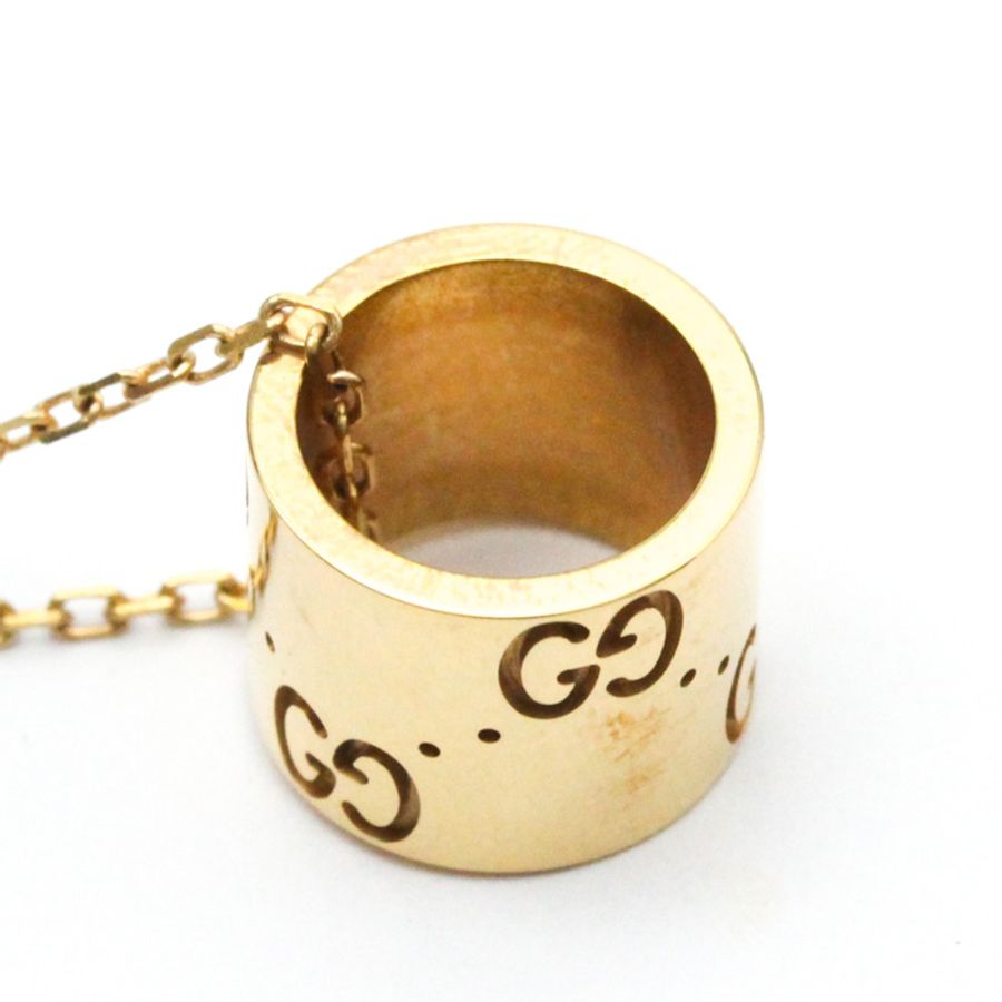 【日本直送】Gucci G Icon 玫瑰金(18K)無石男士、女士時尚吊墜項鍊(玫瑰金)-6