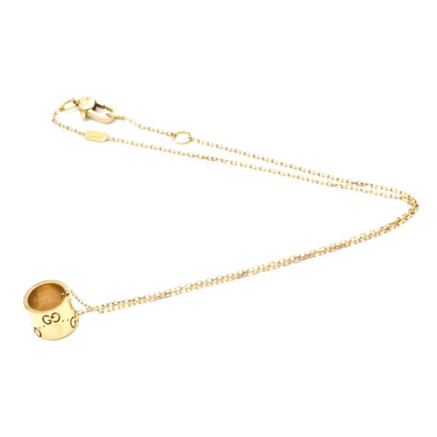 【日本直送】Gucci G Icon 玫瑰金(18K)無石男士、女士時尚吊墜項鍊(玫瑰金)-10