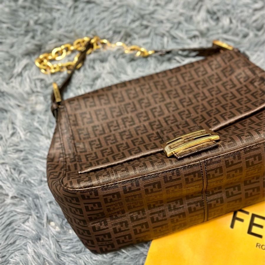 🔥爆款釋出🔥95新✨ #Fendi #Baguette #老花 大 #法棍 #腋下包 💕-12