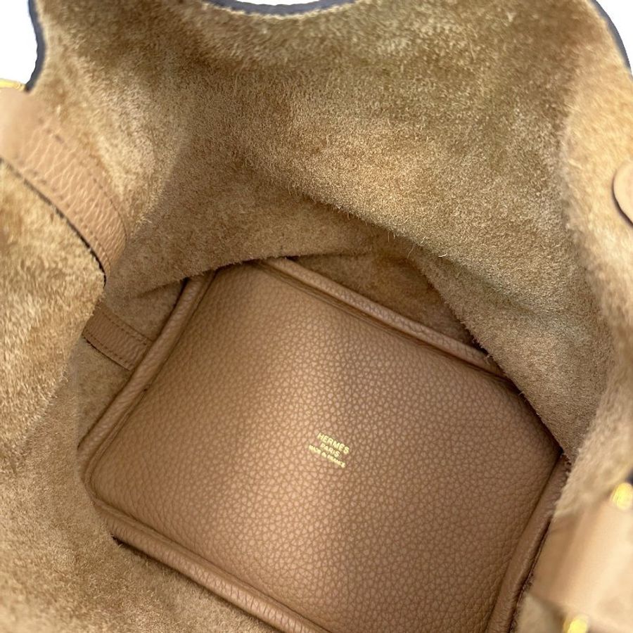 HERMES Picotin 18 - 奶茶金-1