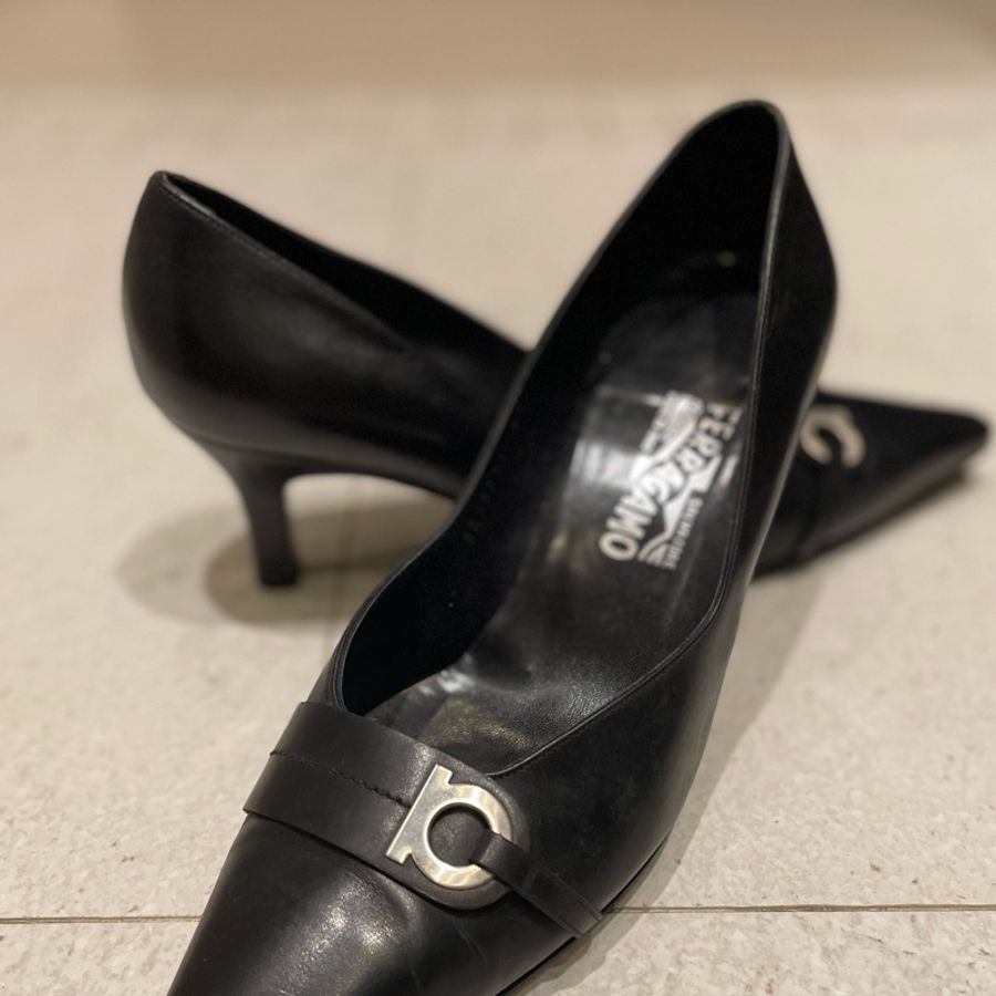 Ferragamo精品女鞋10號 27公分(賣場兩雙9折）-4