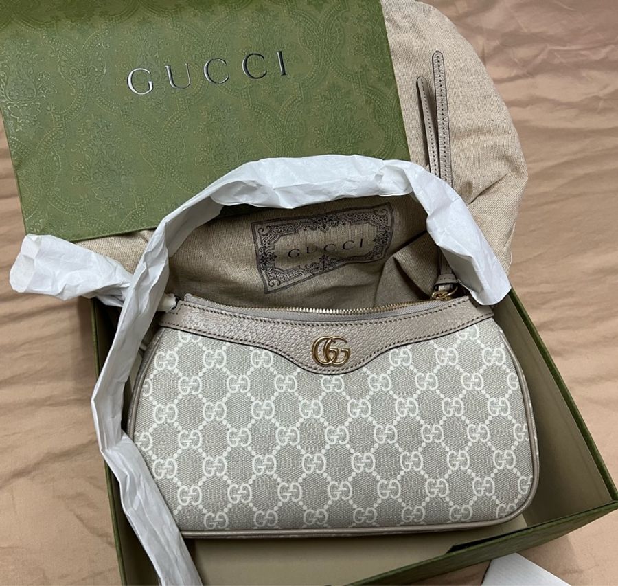Gucci ophidia 腋下包(燕麥色)-0