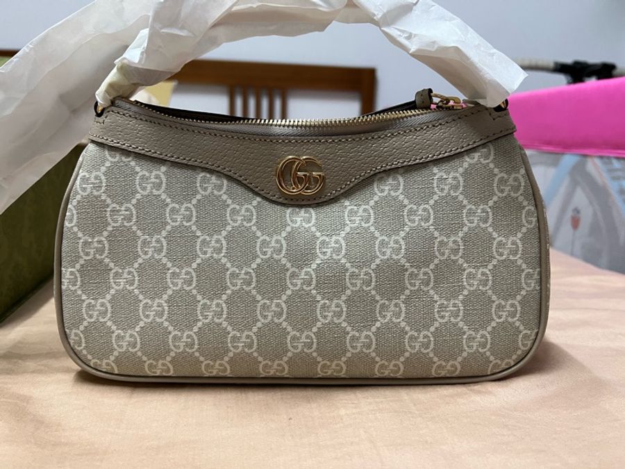 Gucci ophidia 腋下包(燕麥色)-5