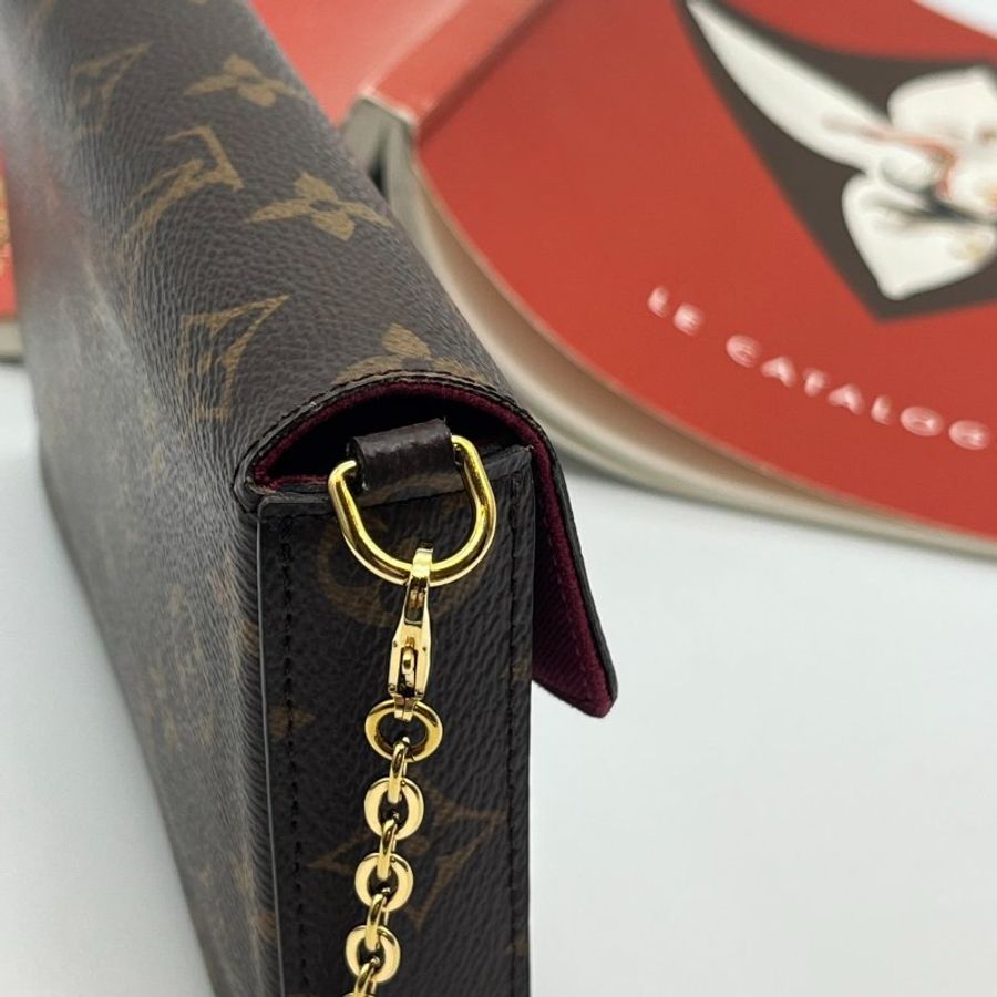 Louis Vuitton LV 老花字紋三合一鍊包/斜背包/手拿包/肩背包-6