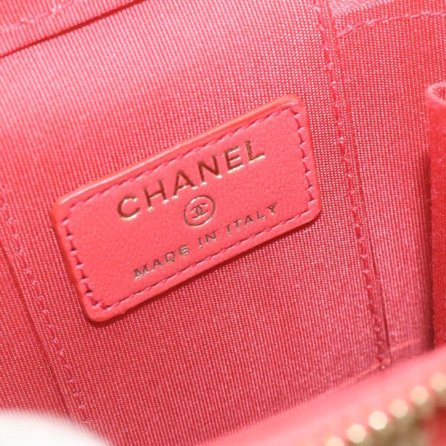 【日本直送】香奈兒 (CHANEL) 化妝鏈肩包 麻粉色 CC Auth knn023-17