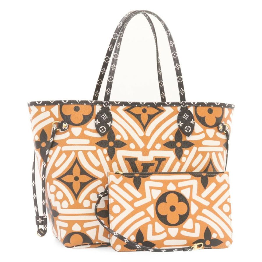 【日本直送】路易威登 Monogram Giant Neverfull 中型手提包焦糖色 M56584 LV 正品 24446A-0