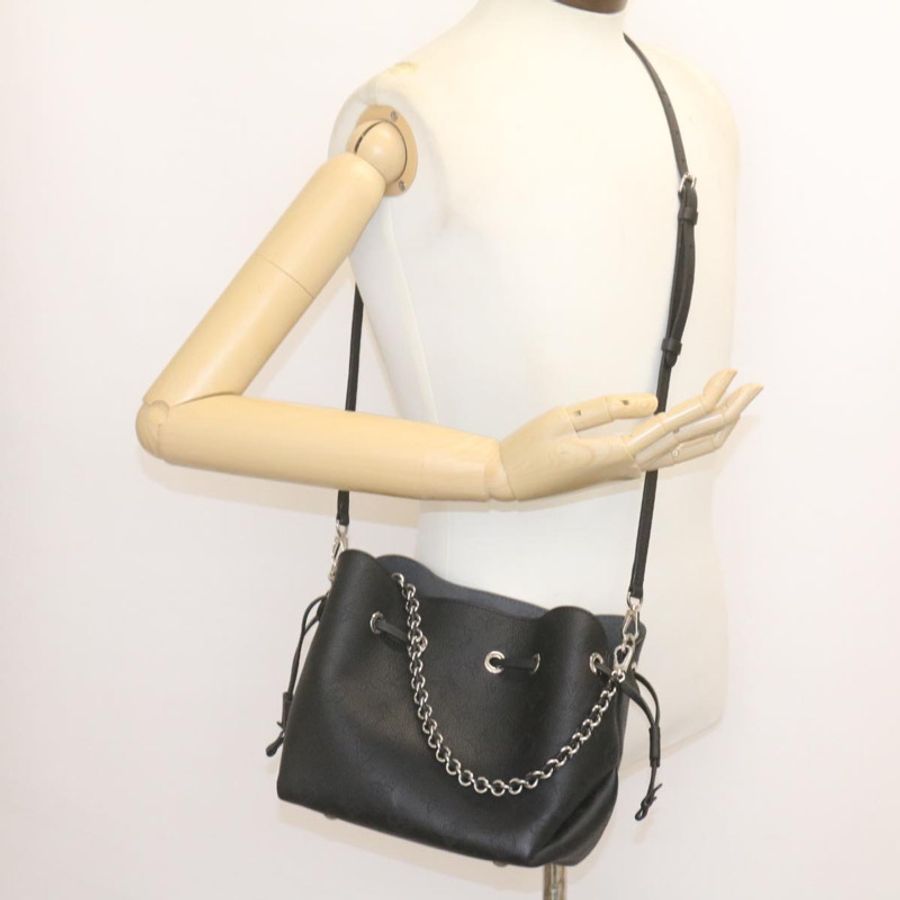 【日本直送】路易威登 Monogram Mahina Bella 肩背包黑色 M57070 LV 正品 25402A-23