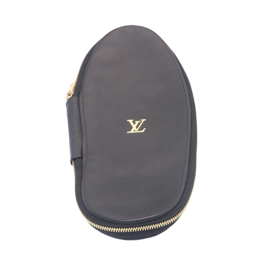 【日本直送】路易威登 Supreme 皮革黑色拖鞋套 LV 正品 ds070-1