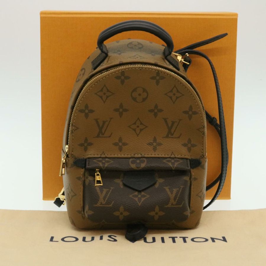 【日本直送】LOUIS VUITTON Monogram Reverse Palm Springs 迷你背包 M44872 LV 正品 25969A-11