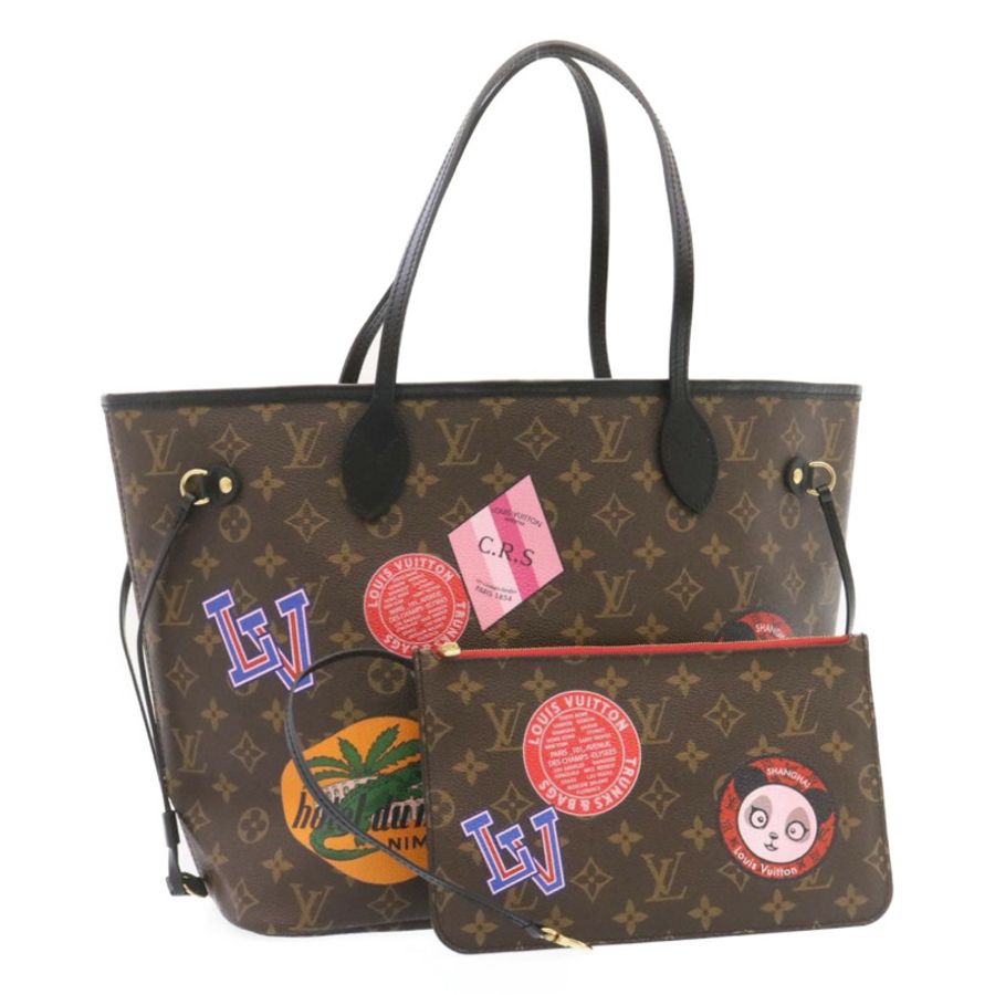 【日本直送】路易威登 Monogram World Tour Neverfull 中型手提包 M42844 LV 正品 26563A-0