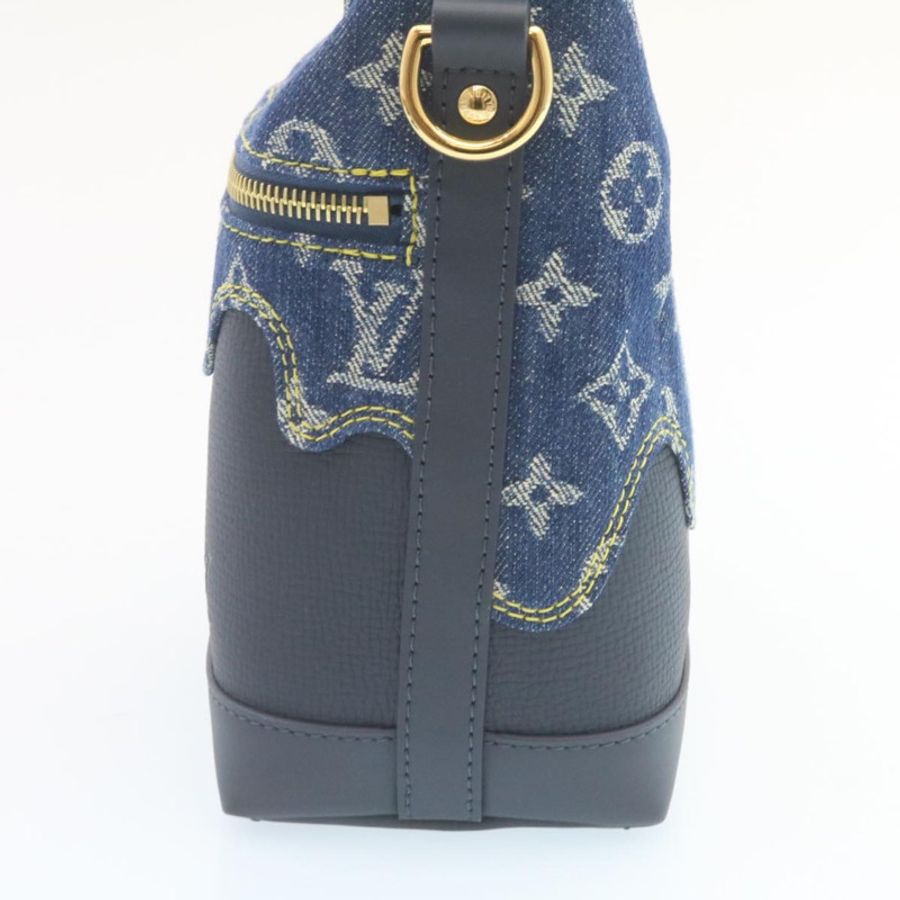 【日本直送】路易威登 NIGO 交織字母牛仔日本巡洋艦包藍色 M45970 正品 28149A-2