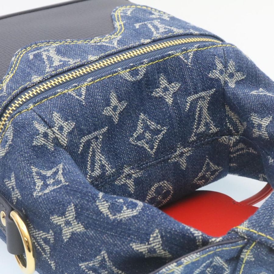【日本直送】路易威登 NIGO 交織字母牛仔日本巡洋艦包藍色 M45970 正品 28149A-4