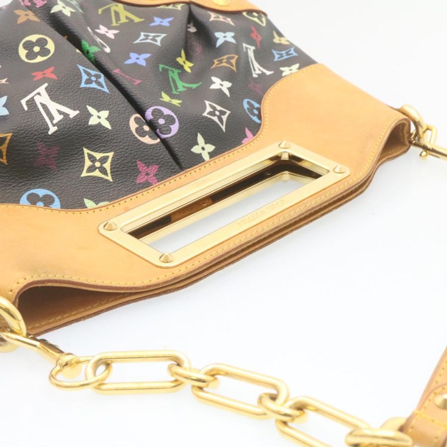 【日本直送】路易威登 Monogram 多色 Judy MM 手提包 2Way 黑色 M40256 正品 hs489-5