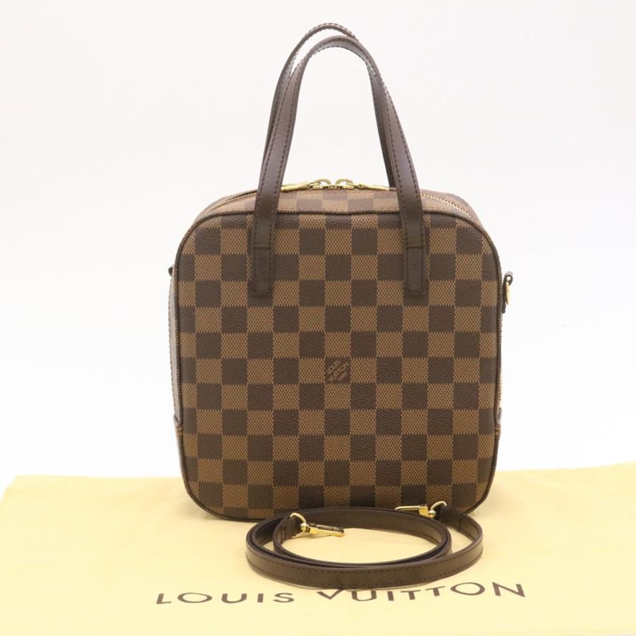 【日本直送】路易威登 Damier Ebene Spontini 手提包 SP 訂單編號 N48021 LV Auth knn072-11