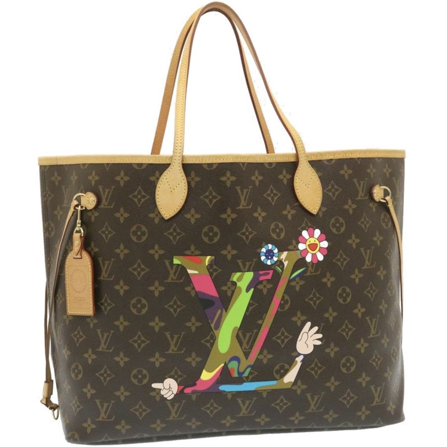 【日本直送】路易威登 Monogram Neverfull GM 手提包村上隆 M95560 正品 29177A-0
