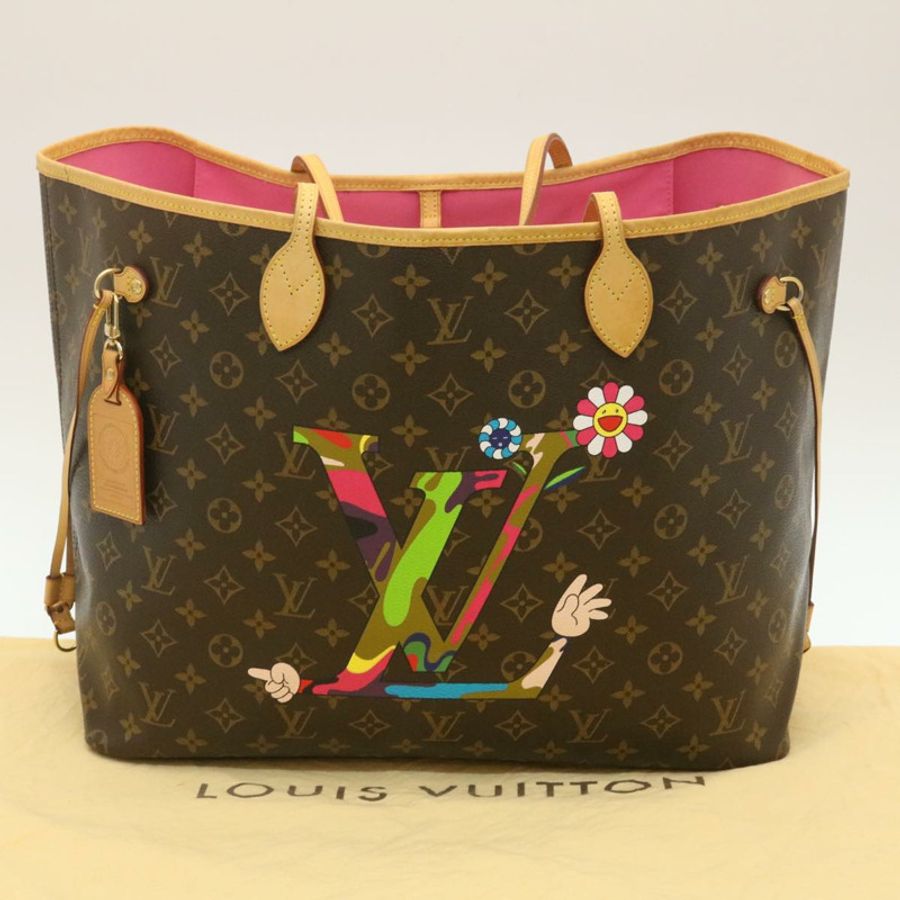 【日本直送】路易威登 Monogram Neverfull GM 手提包村上隆 M95560 正品 29177A-11