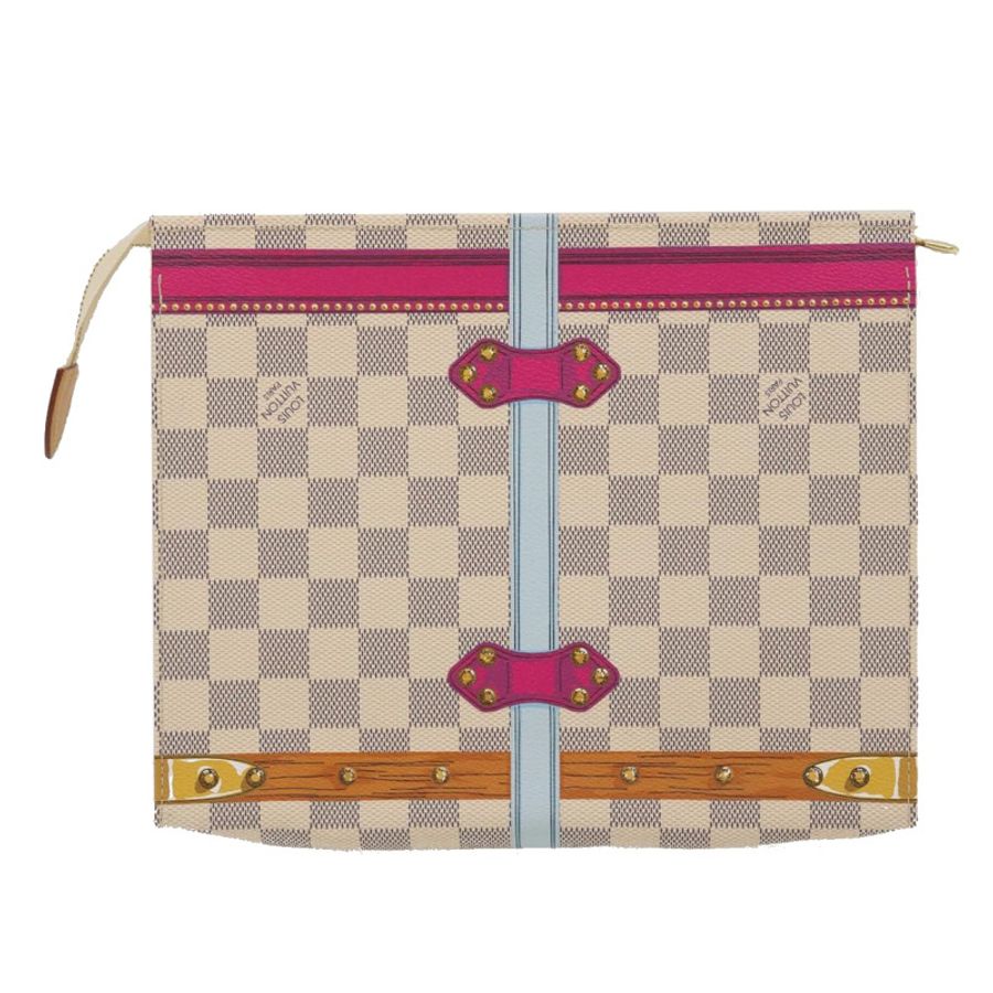 【日本直送】路易威登 Damier Azur Poche 廁所 26 袋 M41438 LV 正品 ak181-1