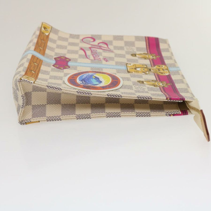 【日本直送】路易威登 Damier Azur Poche 廁所 26 袋 M41438 LV 正品 ak181-2