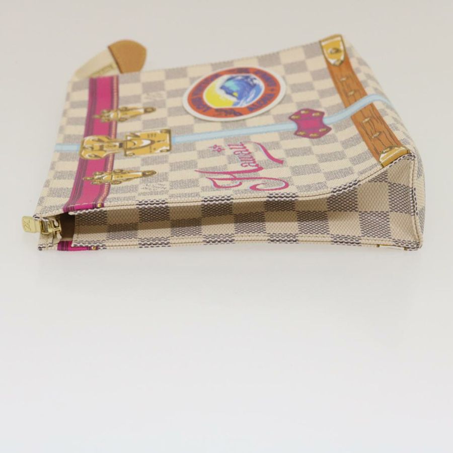 【日本直送】路易威登 Damier Azur Poche 廁所 26 袋 M41438 LV 正品 ak181-3