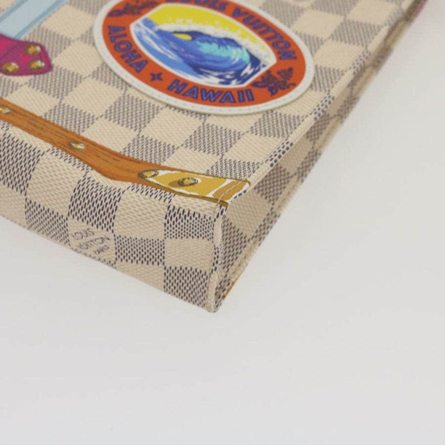【日本直送】路易威登 Damier Azur Poche 廁所 26 袋 M41438 LV 正品 ak181-6