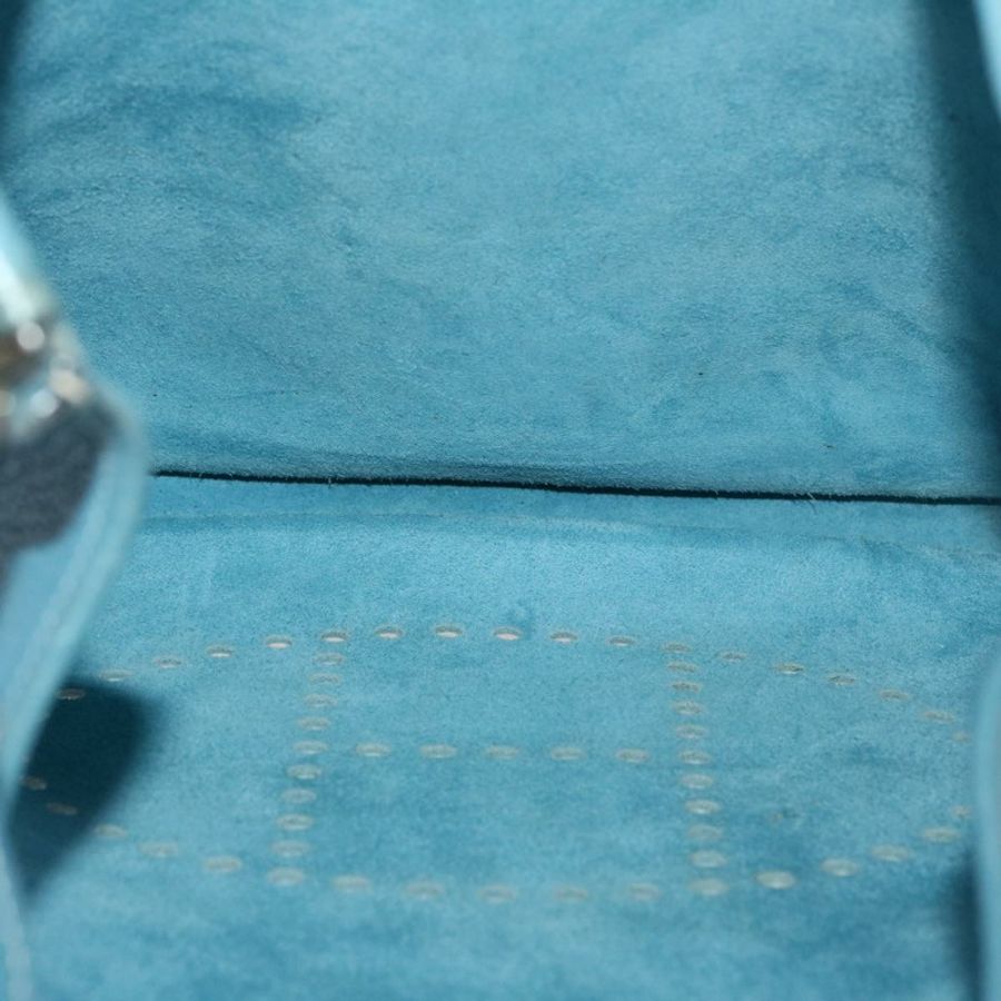 【日本直送】愛馬仕 Evelyn TGM 皮革單背包 藍色 正品 am2542gA-10