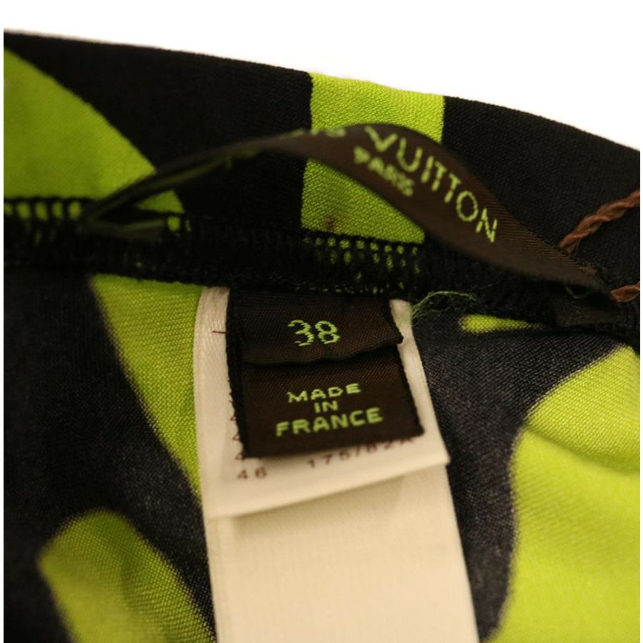 【日本直送】路易威登 Monogram 塗鴉尼龍褲,綠色/黑色,LV 正品 am2793g-4